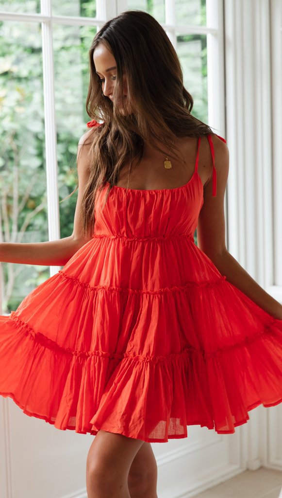Sexy Red Chiffon Spaghetti Straps Sleeveless A-Line Short Prom Dresses/Homecoming Dresses,PDS0498