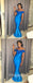 Sexy Soft Satin Off Shoulder Sleeveless Mermaid Floor Length Bridesmaid Dressses With Applique, BDS0242