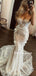 Sexy Sweetheart Mermaid Lace Tulle Simple Wedding Dresses, WDS0097