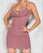 Sexy Shiny Special Fabric Halter Sleeveless Sheath Prom Dresses/Homecoming Dresses ,PDS0490