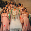 Mismatched V-neck Mermaid Simple Long Bridesmaid Dresses, BDS0147