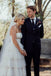 New Arrival Ivory Tulle Strapless Tiered A-line Long Cheap Wedding Dresses, WDS0023