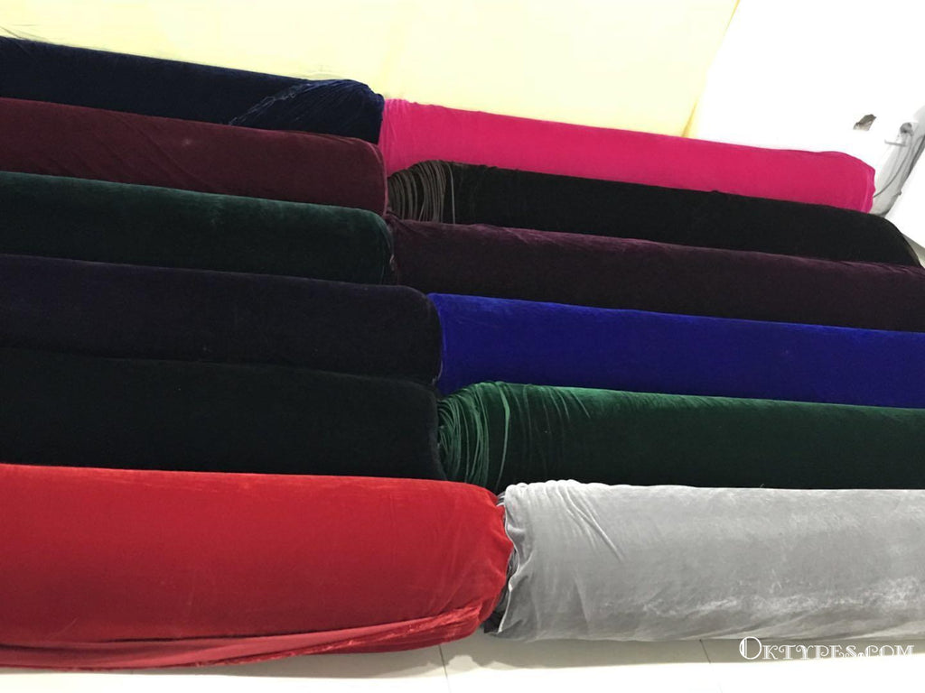 Sexy Fleece Spaghetti Straps Long Green Velvet Prom Dresses With Slit, TYP1634