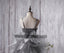 Dark Grey Sequin Organza Bustled Flower Tutu Dresses, Cheap Popular Flower Girl Dresses, TYP0626