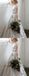 Two Piece Bateau White Satin Prom Dresses with Beading&Pockets, TYP1285