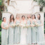 Mismatched Mint-Green Spaghetti Strap Pleat Bridesmaid Dresses Online, BDS0354