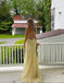 Women Sexy Yellow Mermaid Backless Appliqued Floor-Length Prom Dresses PDS1091