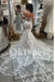 Off-the-Shoulder Satin Wedding Dresses Bow Back Bridal Gown with Train