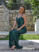 Sexy Shiny Sequin Spaghetti Straps V-Neck Sleeveless Open Back Mermaid Long Prom Dresses, PDS0999