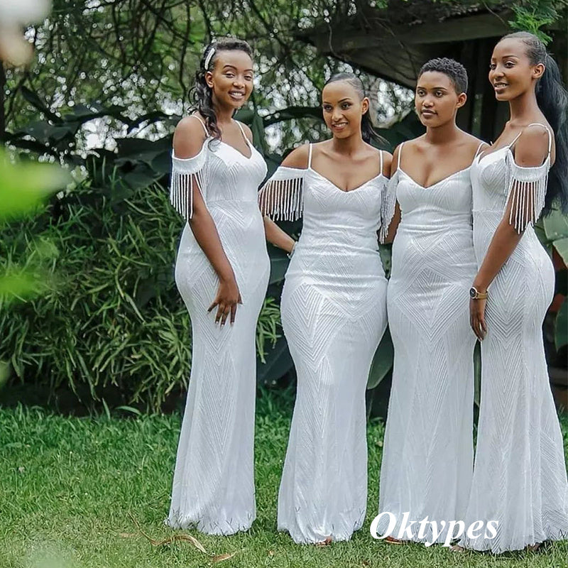 white bridesmaid dresses Asymmetrical One Shoulder Satin Dress BD097 US0 / White A high waist tops a full maxi skirt for a regal finish with a side slit Elegant Jewel Ivory Off White