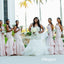 Sexy Blushing-Pink Soft Satin Sweetheart Mermaid Floor Length Bridesmaid Dresses, BDS0345