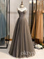 Elegant Sweetheart Sleeveless A-line Floor Length Women Prom Dresses PDS1281