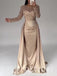 Sparkly Long Sleeves Mermaid Floor-Length Women Prom Dresses PDS1260