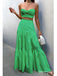 Sexy Sweetheart Two Pieces Sleeveless A-Line Long Prom Dresses, PDS0978