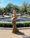 Sexy Shiny Velvet Sequin Spaghetti Straps V-Neck Sleeveless Mermaid Long Prom Dresses, PDS1001