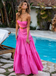 Sexy Sweetheart Two Pieces Sleeveless A-Line Long Prom Dresses, PDS0979