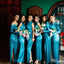 Mismatched Blue Cheap Bodycon Long Bridesmaid Dresses Online, BDS0350