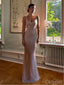 Sparkly Sliver Spaghetti Strap Long Women Floor-Length Prom Dresses PDS1200