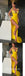 Sexy Yellow Sequin Satin Spaghetti Straps V-Neck Sleeveless Side Slit Mermaid Long Prom Dresses,PDS0542