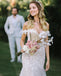 Off-The-Shoulder Lace Appliqued Tulle Long Cheap Wedding Dresses, WDS0073