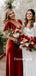 Mismatched Velvet V-neck Floor-length Long Bridesmaid Dresses, BDS0152
