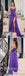 Sexy Purple Satin Sweetheart V-Neck Sleeveless Side Slit Mermaid Long Prom Dresses,PDS0517