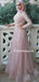 Elegant Mermaid Sequin Two-piece Simple Prom Dresses, PDS0194
