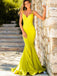 New Arrival Spaghetti Strap Mermaid Simple Long Prom Dresses for Party, TYP1123
