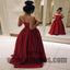 Red Long Prom Dresses, Elegant Red Satin Prom Dress, Ball Gown, Simple Prom Dress, Sweetheart Dress for Prom 2017, TYP0051