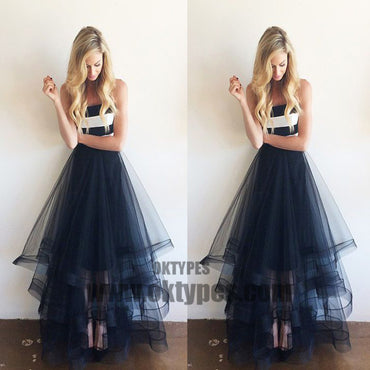 A-line Long Tulle Prom Dresses, Sweetheart Prom Dresses, Prom Dresses, TYP0452