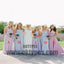 A line Bridesmaid Dresses, Lilac Bridesmaid Dresses, Long Bridesmaid Dresses With Bodice Sleeveless V-Neck, TYP0446