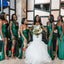 Newest Mismatched Green Mermaid Long Cheap Bridesmaid Dresses, BDS0118