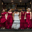 A-line Square Floor-length Short Chiffon Bridesmaid Dresses, TYP0377