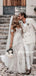Mermaid Sweetheart Sweep Train Lace Beach Wedding Dresses, Wedding Dresses, TYP0708
