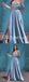 Elegant Satin Off Shoulder V-Neck Sleeveless Side Slit A-Line Long Prom Dresses,PDS0697