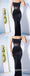 Sexy Black Mermaid Spaghetti Straps Cheap Long Prom Dresses,PDS0343