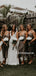 Spaghetti Strap V-neck Simple Cheap Long Bridesmaid Dresses, BDS0142