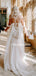 Romantic Off-shoulder Mermaid Lace Tulle Wedding Dresses, WDS0095
