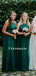 Simple Halter Floor-length Sleeveless Long Cheap Bridesmaid Dresses, BDS0123