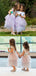 Lovely Tulle Sequin A-line Long Cheap Flower Girl Dresses, FGS0026