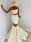 Spaghetti Strap Mermaid Sleeveless Long Prom Dresses, PDS0185
