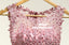 Dusty Pink Lace Beaded See Through Homecoming Prom Dresses, TYP0904