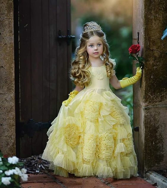 Satin dress,little girl party dress, Ball gown, High quality flower gi –  luladress