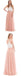 Popular Cheap Junior Off Shoulder Scoop Neck White Blush Pink Tulle Long Bridesmaid Dresses, TYP0164