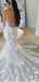 Elegant Mermaid Sweetheart With Long Sleeve Beach Wedding Dresses, TYP1945