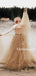 Round Neck Long Sleeve Backless Lace Tulle Country Wedding Dresses, TYP0957