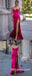Sexy Satin Sweetheart Side Slit Mermaid Long Floor Length Prom Dresses,PDS0420