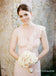 One Shoulder Sleeveless Backless A Line Chiffon Long Bridesmaid Dresses, TYP1808