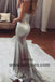 Silvery Mermaid Prom Dresses, Beading Prom Dresses, Sexy Sweetheart Prom Dresses, Zipper Prom Dresses, TYP0193