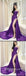 Sexy Purple Satin Sweetheart Sleeveless Side Slit Mermaid Long Prom Dresses ,PDS0620